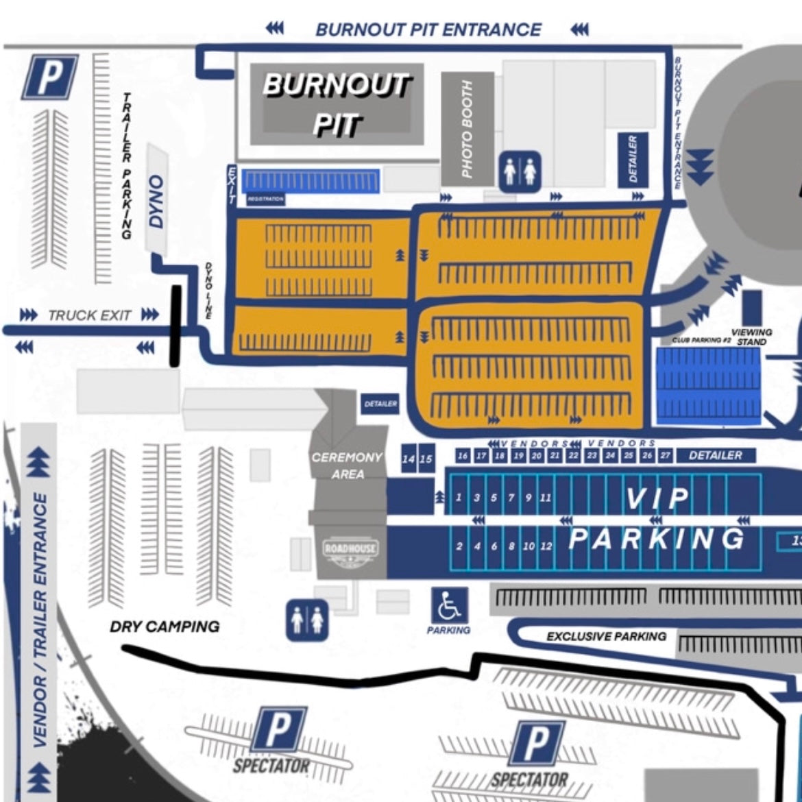 GOLD Truck Parking (BOTH DAYS)